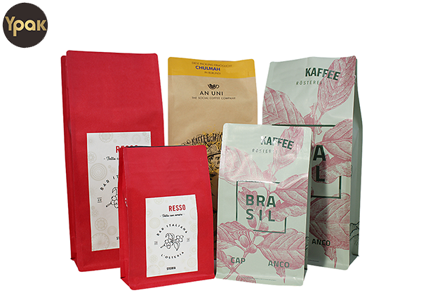 https://www.ypak-packaging.com/uv-kraft-paper-compostable-flat-bottom-coffee-bags-with-valve-and-rits-voor-coffeetea-packaging-product/