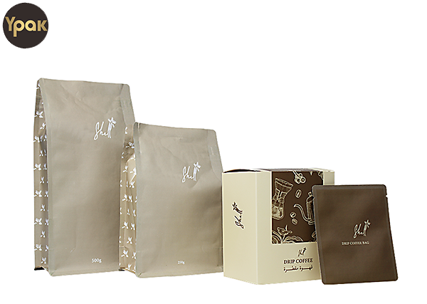 https://www.pak-packaging.com/compostable-matte-mylar-kraft-paper-coffee-bag-set-packaging-with-zipper-product/